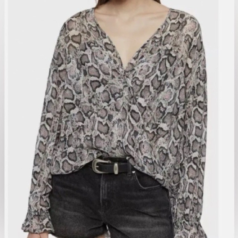 ALL SAINTS - Penny Misra Top - Small - Picture 2 of 8